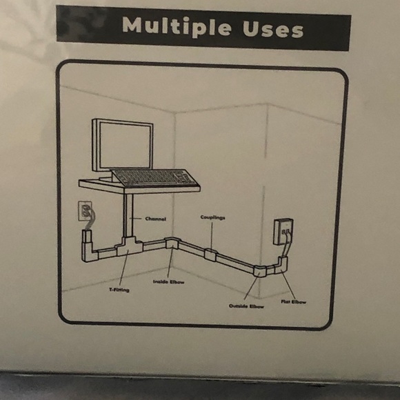 DELAMU Cable Raceway CC01-Beige cord Concealer - Picture 4 of 6